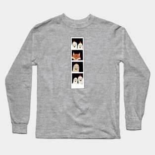 Chickens and fox photo booth Long Sleeve T-Shirt